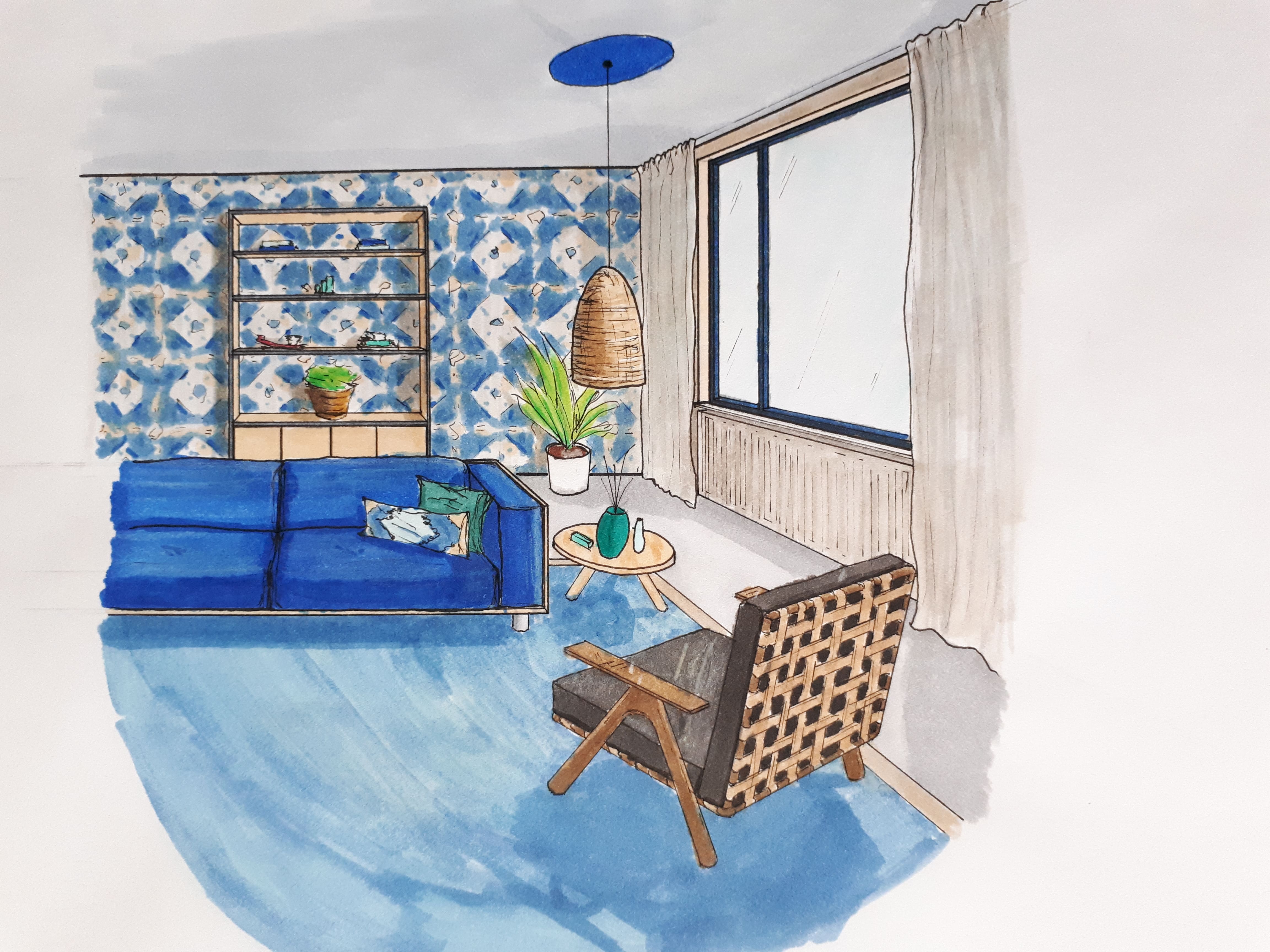 Interieuradvies Noordwijk Hoe gebruik ik dessins in mijn woonkamer
